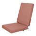 Duck Covers Weekend Outdoor Seat Cushion Polyester in Pink/Green/Brown | 3 H x 44 W x 20 D in | Wayfair CCWCH44203