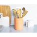 kook Ceramic Utensil Crock Ceramic in Orange | 6 H x 5.3 W x 5.3 D in | Wayfair 1083