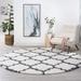 Gray 62.99 x 1.77 in Area Rug - Etta Avenue™ Jasmyn Shag White/Rug Polypropylene | 62.99 W x 1.77 D in | Wayfair EAA3BFFD06364F63873745842A46C4AA