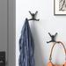 Ebern Designs Madelle Metal 2 - Hook Wall Hook Metal in Black/Gray | 5 H x 6.5 W x 3.5 D in | Wayfair CC668FE5CCF44F619CC9CD543333E773