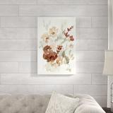 Winston Porter 'Waning Bouquet II' by Jennifer Goldberger - Wrapped Canvas Painting Print Canvas in Brown/Green | 30 H x 20 W x 1.25 D in | Wayfair