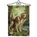 Breeze Decor Beagles & Duck 2-Sided Polyester 19 x 13 in. Flag Set in Green | 18.5 H x 13 W x 1 D in | Wayfair BD-PT-GS-110068-IP-BO-02-D-US13-AL