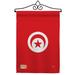 Breeze Decor Impressions Decorative 2-Sided Polyester 19 x 13 in. Garden Flag in Red | 18.5 H x 13 W x 1 D in | Wayfair