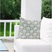 Red Barrel Studio® Sweetheart Neutral Outdoor Square Pillow Cover & Insert Polyester/Polyfill blend in Green | 20 H x 20 W x 4 D in | Wayfair