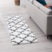 Gray 26.38 x 1.77 in Area Rug - Etta Avenue™ Jasmyn Shag White/Rug Polypropylene | 26.38 W x 1.77 D in | Wayfair 03C1B57C7E9B4AC98EFBA55B67C1A812