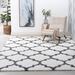 Gray 47.24 x 1.77 in Area Rug - Etta Avenue™ Jasmyn Shag White/Rug Polypropylene | 47.24 W x 1.77 D in | Wayfair 377F7E1E5905467E8877D81738069D7E