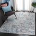 Blue/Gray 108 x 0.9 in Indoor Area Rug - 17 Stories Erhart Oriental Light Gray/Blue/White Area Rug | 108 W x 0.9 D in | Wayfair