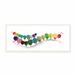 Viv + Rae™ Bivins Cute Rainbow Inchworms Watercolor Painting Wood in Brown/Green/Pink | 7 H x 17 W in | Wayfair 50EAE7EE697A4FF482452E275A778F9A