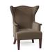 Wingback Chair - Fairfield Chair Linton 30.5" Wide Slipcovered Wingback Chair Polyester/Other Performance Fabrics in Gray | Wayfair