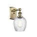 Darby Home Co Whitsett 1 - Light Dimmable Antique Brass Armed Sconce Glass/Metal in Yellow | 12 H x 5 W x 6.5 D in | Wayfair