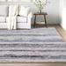 Blue/Gray 65 x 0.79 in Area Rug - Sand & Stable™ Southport Stripe Gray/Blue Area Rug, Polypropylene | 65 W x 0.79 D in | Wayfair