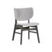 Langley Street® Everleigh Wingback Side Chair Upholstered/Fabric in Gray | 31.5 H x 19.5 W x 24 D in | Wayfair 8865D5249A214173BBAB4C79267A0F71