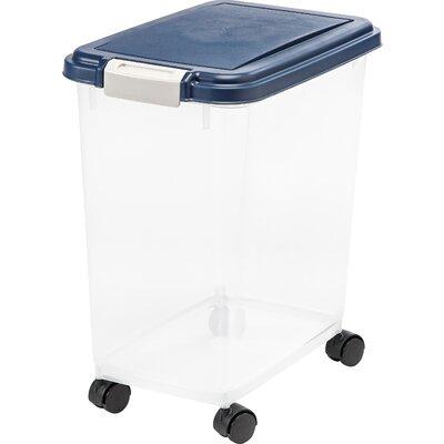 Tucker Murphy Pet™ Audraya Airtight 33 Qt Food Storage Container Plastic in Blue, Size 17.1 H x 10.8 W x 16.5 D in | Wayfair