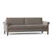 Red Barrel Studio® Garysburg 87.5" Rolled Arm Sofa w/ Reversible Cushions Other Performance s in Red/Brown | 33 H x 87.5 W x 36.75 D in | Wayfair