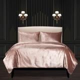 F. Scott Fitzgerald Breakfast in Bed Luxury Single Duvet Cover Microfiber/Velvet in Pink/Yellow | Full | Wayfair BIBESUCR-DFL