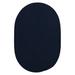 Blue/Navy 132 x 0.5 in Area Rug - Red Barrel Studio® Coletti Port Royale Braided Navy Area Rug Polypropylene | 132 W x 0.5 D in | Wayfair