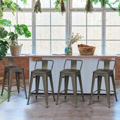 Williston Forge Labrecque Counter, Wayfair Bar Stools Without Backs