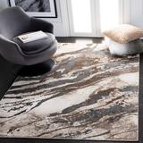 Black/Gray 65 x 0.59 in Indoor Area Rug - Wade Logan® Afrah Abstract Dark Gray/Beige Area Rug | 65 W x 0.59 D in | Wayfair
