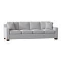 Latitude Run® Aceyon 102" Square Arm Sofa w/ Reversible Cushions Wood/Polyester in Gray | 35 H x 102 W x 38 D in | Wayfair