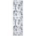 Gray/White 24 x 0.35 in Area Rug - Trent Austin Design® Willington Abstract Dark & Light Gray/Ivory Area Rug | 24 W x 0.35 D in | Wayfair