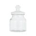 August Grove® Glass 1.62 qt. Pet Treat Jar Glass in White | 5.75 H x 5.75 W x 5.75 D in | Wayfair A20364B25D1541369237849C838306F1