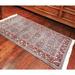 Blue 30 W in Area Rug - American Home Rug Co. Signature Legacy Hand-Knotted Teal/Navy Rug, Wool | Wayfair M011TL/NY2.6X8