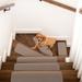 Brown 0.3 x 8.5 W in Stair Treads - Ebern Designs Absalat Stair Tread Synthetic Fiber | 0.3 H x 8.5 W in | Wayfair 9920F94610BC4F668214FDDA07547714