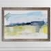 Latitude Run® 'Paynes Gray Plains I' by Paul Cezanne - Picture Frame Print Canvas/Metal in Blue/Gray/Green | 32 H x 44 W x 1.25 D in | Wayfair