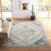 Blue/Navy 42 x 0.3 in Area Rug - Mistana™ Wayne Oriental Ivory/Navy Area Rug Polypropylene | 42 W x 0.3 D in | Wayfair