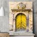 Astoria Grand 'Moravian Door' Wrapped Canvas Photograph Print Canvas in Yellow | 26 H x 18 W x 1.5 D in | Wayfair AFD02F9506F0465A87394E89E6BA7BFD