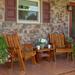 Loon Peak® Marla 3 Piece Seating Group Wood in Brown | Outdoor Furniture | Wayfair 53E2E14DB9FB45F0B82679C4BF8F3A9B
