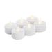 The Party Aisle™ Tealights 6 Piece Unscented Tealight Candle Set Paraffin in White | 1.5 H x 1.25 W x 1.25 D in | Wayfair