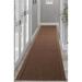 White 36 x 0.2 in Indoor/Outdoor Area Rug - Ebern Designs Light Weight Indoor/Outdoor Slip Resistant Brown Runner Rug | 36 W x 0.2 D in | Wayfair