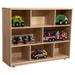 Wood Designs Maple Heritage 8 Compartment Shelving Unit w/ Casters Wood in Brown | 38.06 H x 48 W x 14.5 D in | Wayfair MH13620