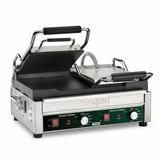 Waring Electric Grill & Panini Press Stainless Steel/Cast Iron in Gray | 21.6 H x 15.5 D in | Wayfair WFG300