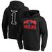 Men's Fanatics Branded Black Miami Marlins Father's Day #1 Dad Pullover Hoodie