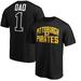 Men's Fanatics Branded Black Pittsburgh Pirates Father's Day #1 Dad T-Shirt