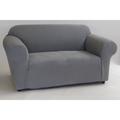 Embossed Stretch 1-Pc. Slipcover by Classic Slipcovers in Gray (Size LOVESEAT)