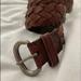 American Eagle Outfitters Other | American Eagle Leather M/L Braided Belt | Color: Brown | Size: Os