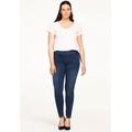 Plus Size Women's 4-Pocket Stretch Jeggings by ellos in Indigo (Size 22)