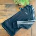 Adidas Tops | Adidas Black Women’s Crewneck Sweatshirt Size L | Color: Black/White | Size: L