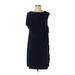 American Living Casual Dress - Sheath: Blue Solid Dresses - Women's Size 2