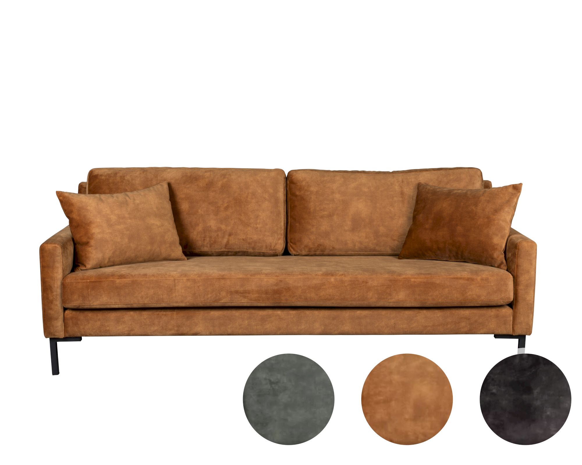 Dutchbone »Houda« 3-Sitzer Sofa grün