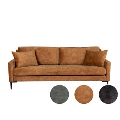 Dutchbone »Houda« 3-Sitzer Sofa anthrazit