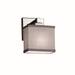 Justice Design Group Textile 8 Inch Wall Sconce - FAB-8437-55-GRAY-CROM