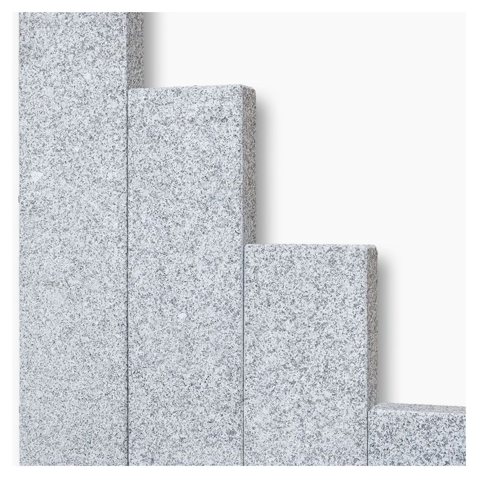 Seltra Natursteine Palisaden BRAVO EXACTA+ Granit edelgrau Herkunft Vietnam, 8x20x75 cm Image