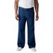 Men's Big & Tall LIBERTY BLUES™ SIDE-ELASTIC WIDE LEG 5 POCKET JEANS by Liberty Blues in Stonewash (Size 46 40)