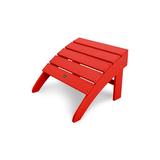 Trex Outdoor Yacht Club Ottoman Plastic in Red | 16 H x 22.13 W x 21.13 D in | Wayfair TXO22SR