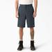 Dickies Men's Loose Fit Flat Front Work Shorts, 13" - Diesel Gray Size 50 (42283)