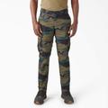 Dickies Men's Slim Fit Cargo Pants - Hunter Green Camo Size 32 (WP594)